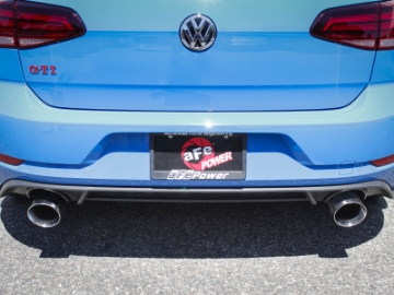 Picture of aFe 18-20 VW GTI MK7-5 2-0L MACH Force-Xp 3in to 2-5in 304 SS Axle-Back Exhaust System- Pol- Tips