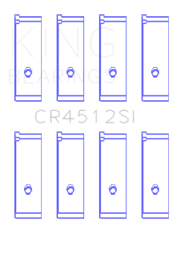Picture of King Honda D17A1-2 Size 0-25 Oversized Rod Bearing Set