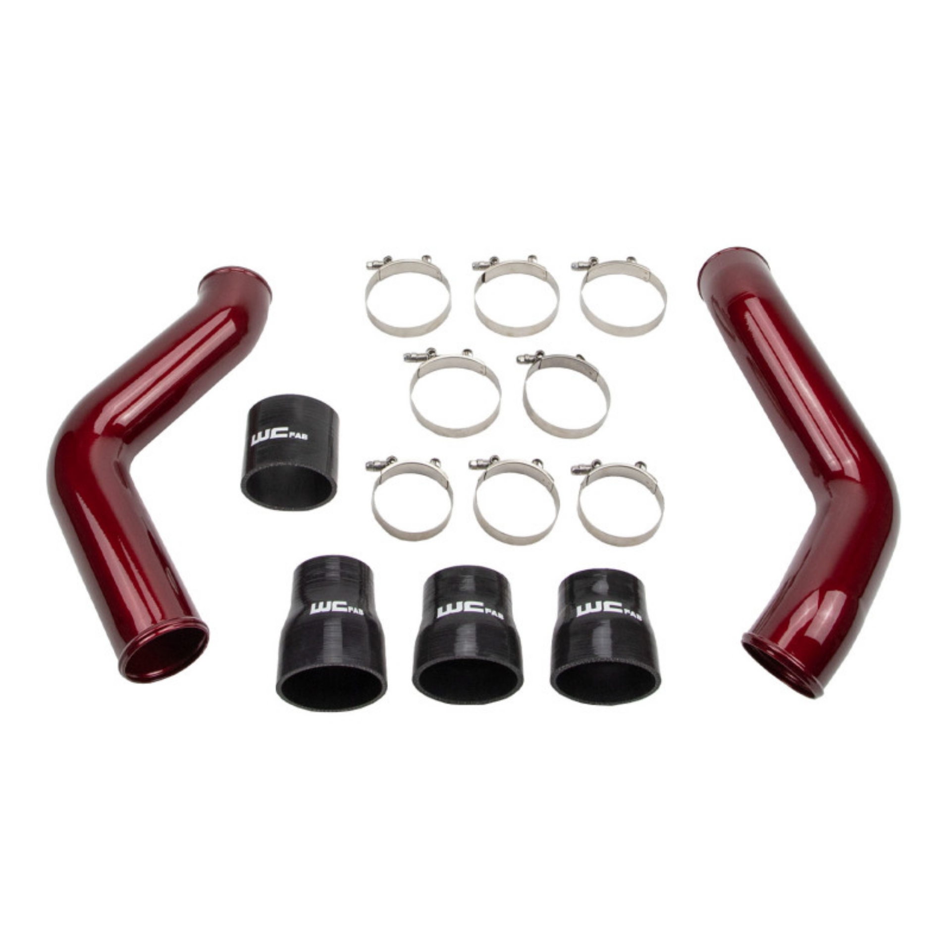 Picture of Wehrli 19-23 Dodge Cummins 6-7L Stage 1 High Flow Intake Bundle Kit - WCFab Red