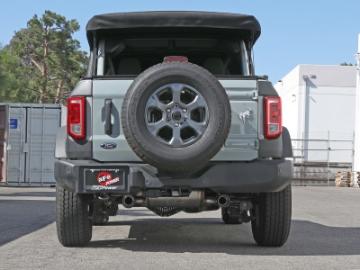 Picture of aFe Vulcan 3in 304 SS Axle-Back Exhaust 2021 Ford Bronco L4-2-3L t-V6-2-7L tt w- Carbon Tips