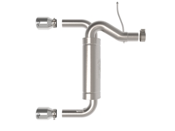 Picture of aFe Vulcan 3in 304 SS Axle-Back Exhaust 2021 Ford Bronco L4-2-3L t-V6-2-7L tt w- Polished Tips