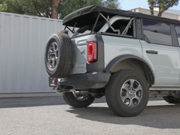 Picture of aFe Vulcan 3in 304 SS Axle-Back Exhaust 2021 Ford Bronco L4-2-3L t-V6-2-7L tt w- Polished Tips