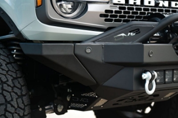 Picture of DV8 Offroad 2021+ Ford Bronco Modular Front Bumper Winch Capable w- Auxiliary Light Mounts