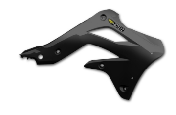 Picture of Cycra 13-15 Kawasaki KX450F Powerflow Radiator Shrouds - Black
