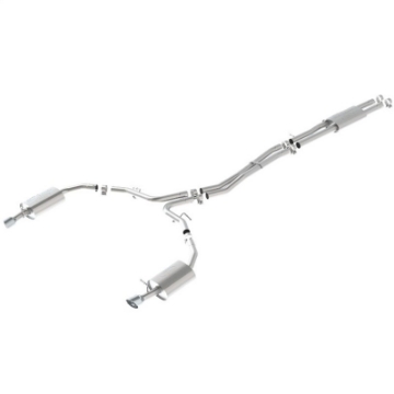 Picture of Ford Racing 10-17 Taurus Sho Cat-Back Touring Exhaust System - Chrome Tips