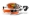 Picture of Cycra CRM Ultra 7-8 in- Clamp w-White Shields-Orange Covers