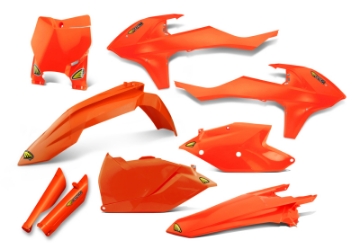 Picture of Cycra 16-18 KTM 125 SX Powerflow Body Kit - Orange