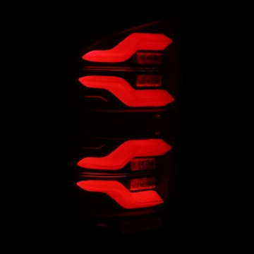 Picture of AlphaRex 16-21 Toyota Tacoma LUXX LED Taillights Blk w-Activ Light-Seq Signal