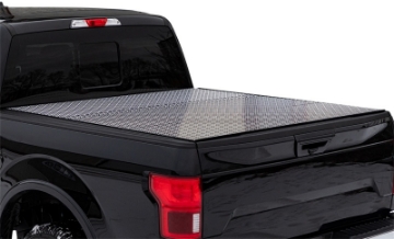 Picture of Access LOMAX Tri-Fold Cover 2022+ Ford Maverick 4ft 5in Bed - Diamond Plate
