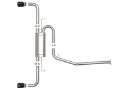 Picture of aFe POWER Takeda 19-21 Toyota RAV4 L4-2-5L 304SS CB Exhaust w- Black Tips