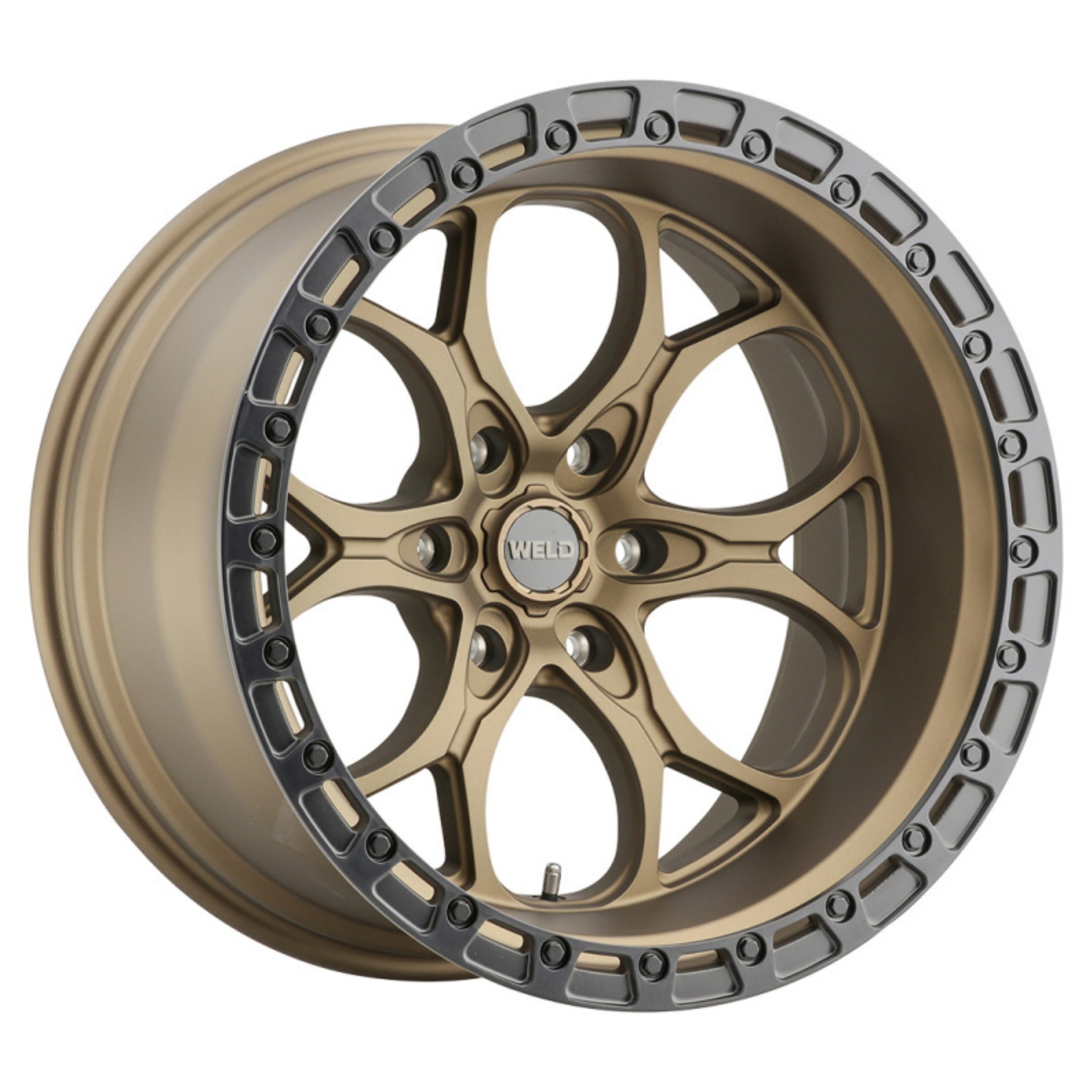 Picture of Weld Off-Road Ledge Six 20x10 - 6x139-7 BP - ET13 - BS6-00 Satin Black Wheel