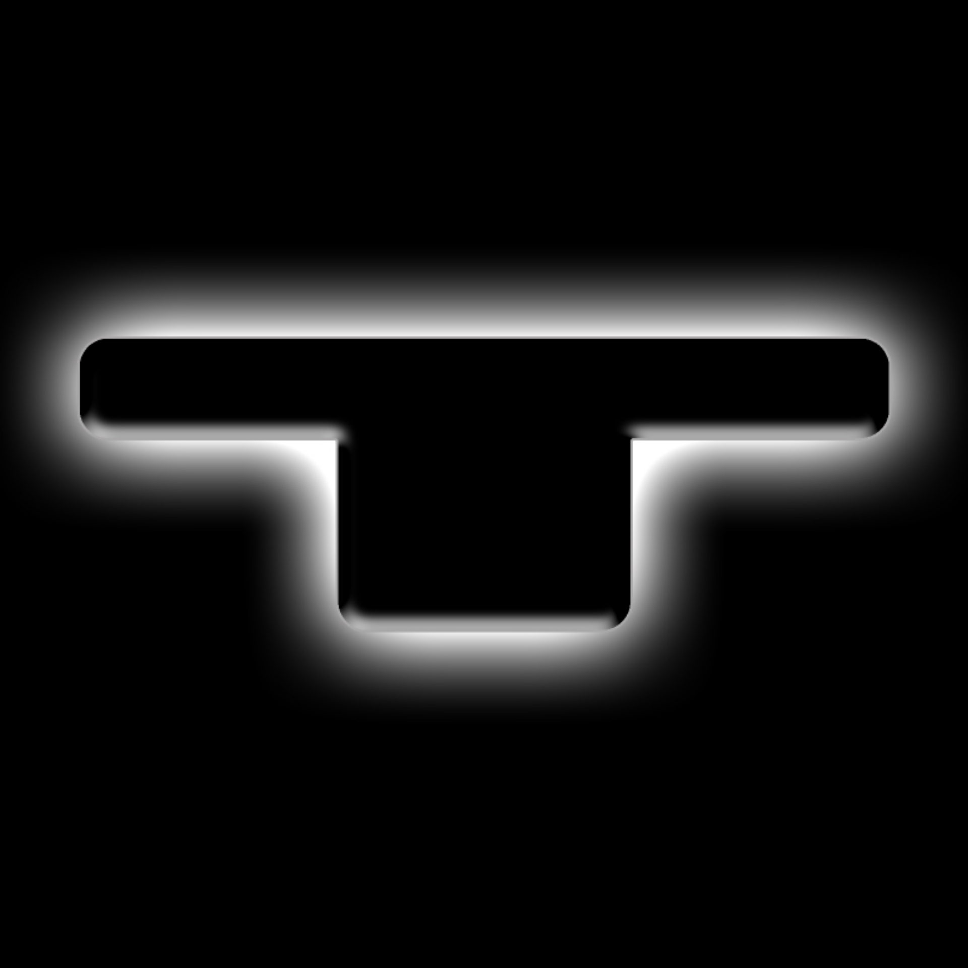Picture of ORACLE Lighting Universal Illuminated LED Letter Badges - Matte Blk Surface Finish - T