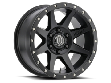 Picture of ICON Rebound Pro 17x8-5 5x150 25mm Offset 5-75in BS 110-1mm Bore Satin Black Wheel