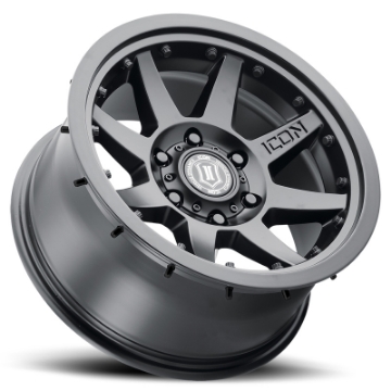 Picture of ICON Rebound Pro 17x8-5 5x150 25mm Offset 5-75in BS 110-1mm Bore Satin Black Wheel