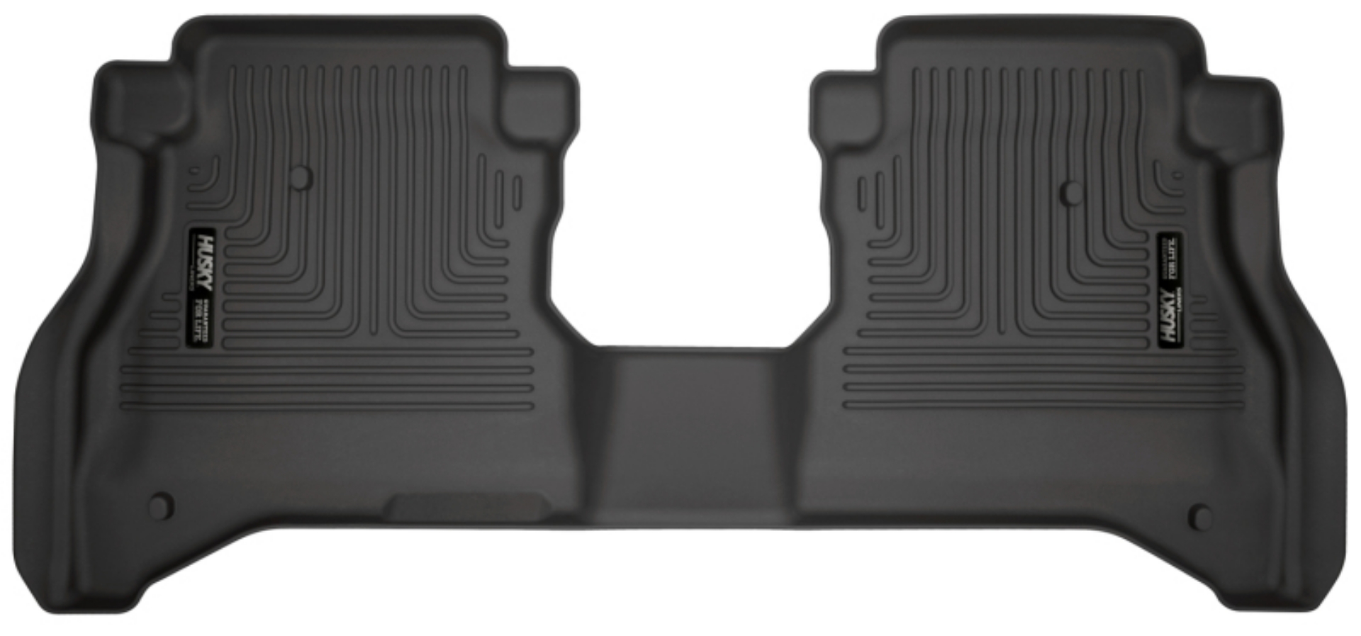 Picture of Husky Liners 20-21 Jeep Gladiator Crew Cab WeatherBeater 2nd Seat Black Floor Liners