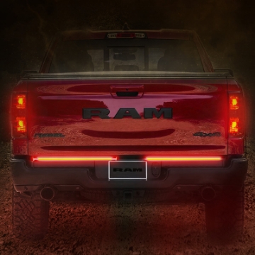 Picture of Putco 09-22 Jeep Wrangler JK-19-22 Ram 1500-2500 18in Split Red Light Blade Direct Fit Kit Red-White