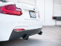 Picture of aFe MACHForce XP 3in to 2-5in 304 SS Axle-Back Exhaust w- Black Tips 14-16 BMW M235i