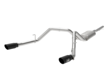Picture of aFe Apollo GT Series 3in 409SS GM Silverado-Sierra 1500 09-19 V6-4-3-V8-4-8-5-3L - Black