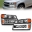 Picture of ANZO 04-12 GM Colorado-Canyon-I-Series Crystal Headlights - w- Light Bar Chrome Housing 4pcs