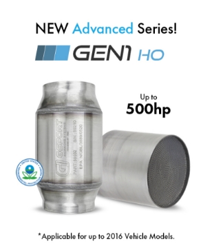 Picture of GESI G-Sport 6PK 300 CPSI EPA Compliant 3in Inlet-Outlet GEN1 Ultra High Output Cat Conv Assembly