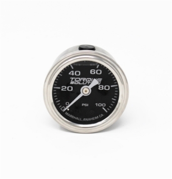 Picture of Torque Solution Fuel Pressure Gauge: 100 PSI 1-8 NPT