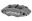 Picture of Wilwood Caliper-Forged Narrow Superlite 6R-L-H 1-75-1-25in-1-25in Pistons 1-25in Rotor - Anodized