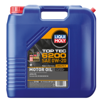 Picture of LIQUI MOLY 20L Top Tec 6200 Motor Oil SAE 0W20