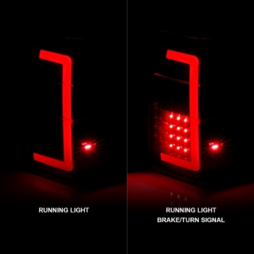 Picture of ANZO 07-17 Ford Expedition LED Taillights w- Light Bar Black Housing Smoke Lens