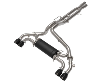 Picture of aFe Vulcan Series 2-5in 304SS Cat-Back Exhaust 2021+ Jeep Wrangler 392 6-4L w- Black Tips