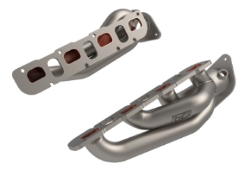 Picture of aFe Twisted Steel 2021+ Jeep Wrangler 392 JL 6-4L V8 Headers - Titanium Cerakote
