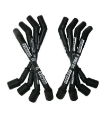 Picture of Moroso GM LS Ultra 40 Custom Fit Sleeved Ignition Wire Set 8in 135 Deg Boots - Black
