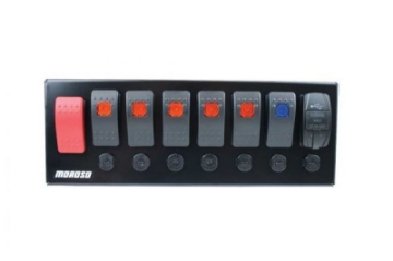 Picture of Moroso Switch Panel Rocker LED w-USB & Breakers Roll Cage