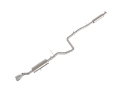 Picture of aFe Takeda Series 2 1-2in 304 SS Cat-Back 14-19 Ford Fiesta L4-1-6L w-Polished Tip