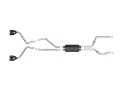 Picture of aFe MACH Force-Xp 2-5in- 304 SS C-B Exhaust 20-21 Ford Explorer V6-3-0L - Black Tip