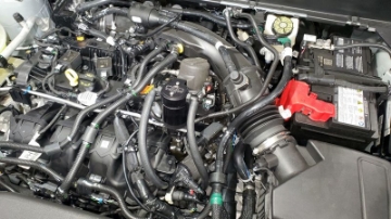 Picture of J&L 19-24 Ford-Lincoln SUV & Trucks w 2-0 EcoBoost Driver Side Oil Separator 3-0 - Black Ano