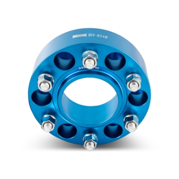 Picture of Borne Off-Road Wheel Spacers - 6x139-7 - 93-1 - 35mm - M12 - Blue