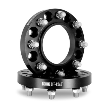 Picture of Borne Off-Road Wheel Spacers - 8X170 - 125 - 25mm - M14 - Black
