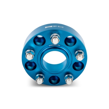 Picture of Borne Off-Road Wheel Spacers - 5x127 - 71-6 - 30mm - M14 - Blue