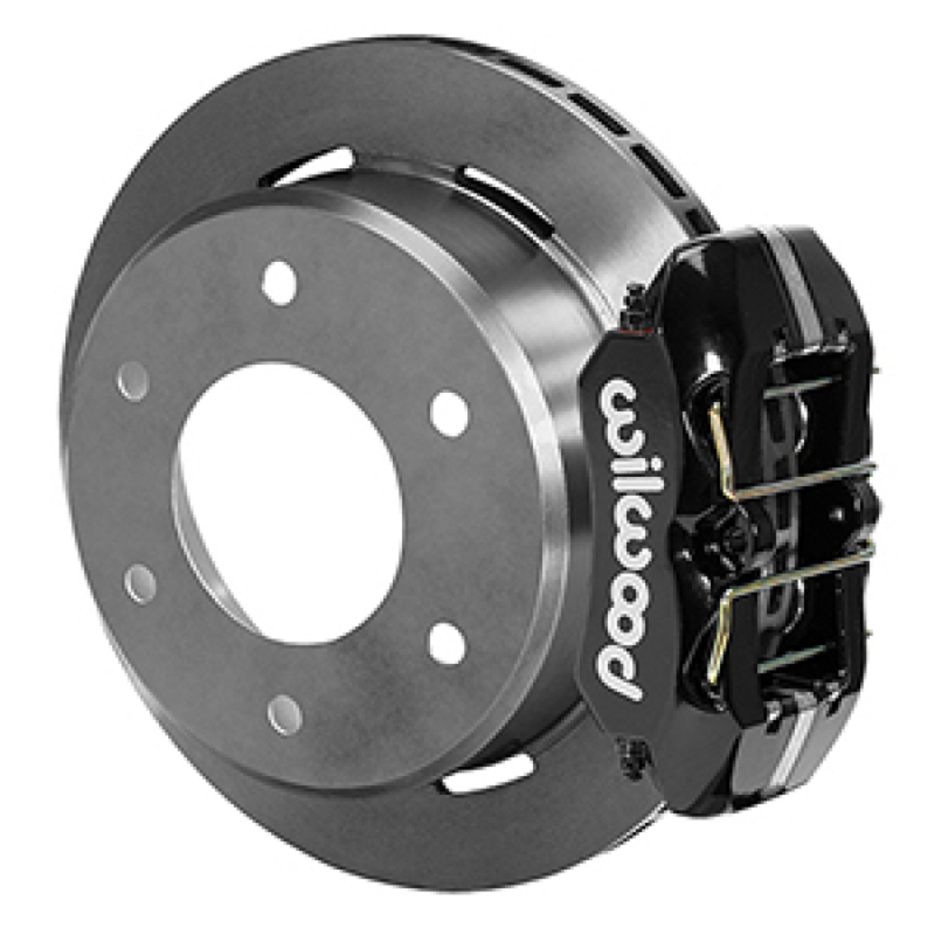 Picture of Wilwood 63-87 C10-C15 DynaPro FDPLP Black Calipers 11in x -81in Rotors 6-Lug Rear Disc Brake Kit