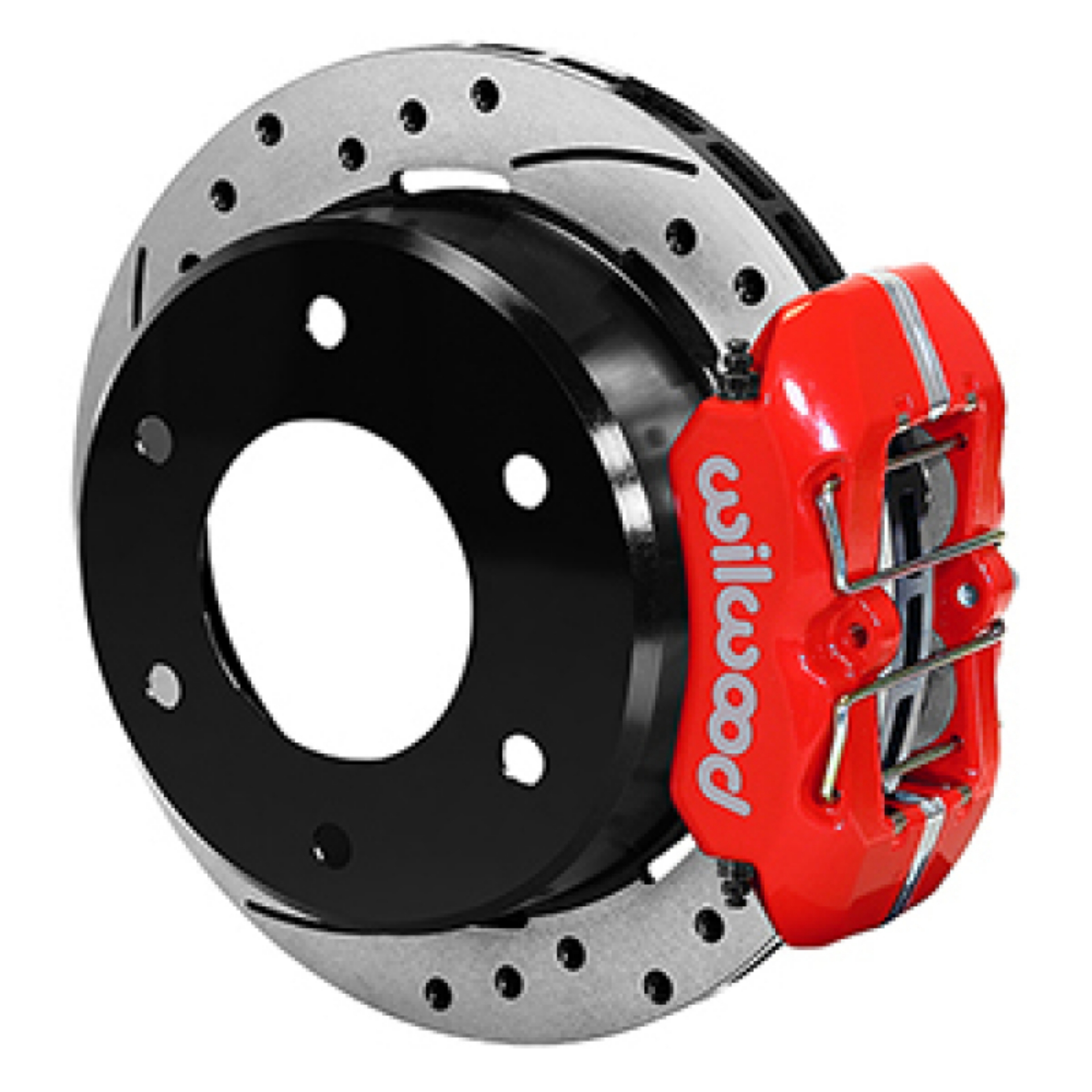 Picture of Wilwood 63-87 C10-C15 DynaPro FDPLP Red Calipers 11in x -81in D-S Rotors 6-Lug Rear Disc Brake Kit