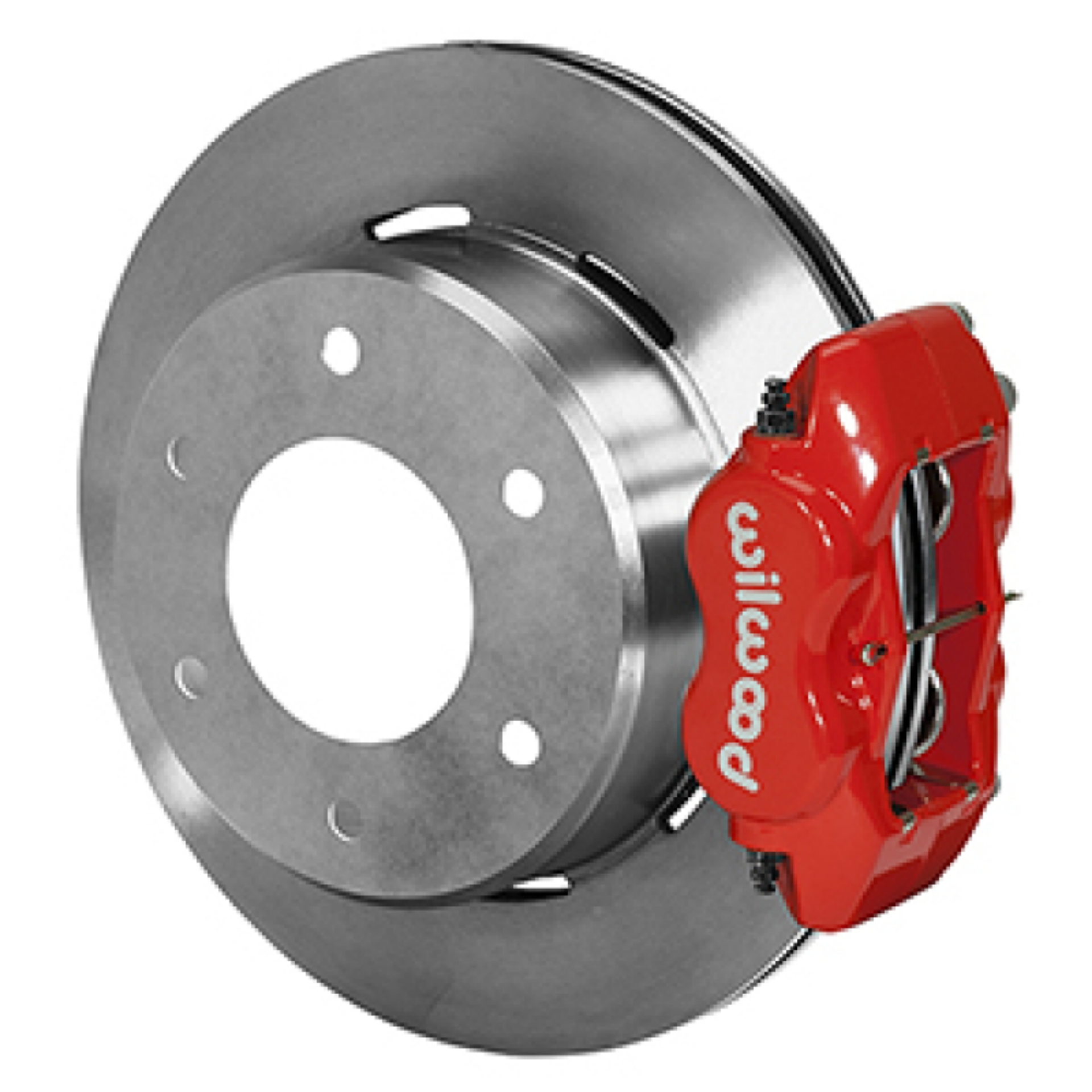 Picture of Wilwood 63-87 C10-C15 Dynalite FDLI Red Calipers 12-19in x -81in Rotors 6-Lug Rear Disc Brake Kit