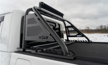 Picture of N-Fab ARC Sports Bar 20-22 Jeep Gladiator - Textured BlackRoll-N-Lock Cover Fitment Only