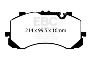 Picture of EBC 2019+ Bentley Bentayga 4-0TT Yellowstuff Front Brake Pads