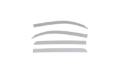 Picture of AVS 20-22 Dodge RAM 1500 Crew Cab Ventvisor Color Match Window Deflectors 4pc - Ivory Pearl