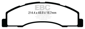 Picture of EBC 08-14 Ford Econoline E150 4-6L Extra Duty Front Brake Pads