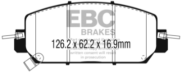 Picture of EBC 2017+ Honda Clarity Fuel Cell Greenstuff Front Brake Pads