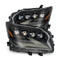 Picture of AlphaRex 14-19 Lexus GX460 Non-AFS NOVA LED Proj Headlights Alpha Black w-Activ Light-Seq Signal