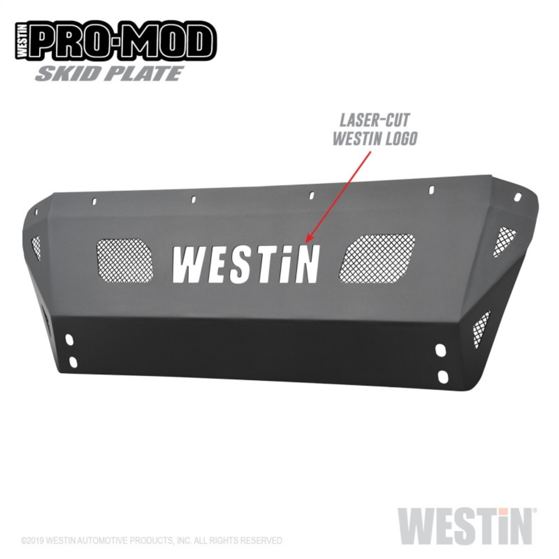 Picture of Westin 14-21 Toyota Tundra Pro-Mod Skid Plate - Textured Black