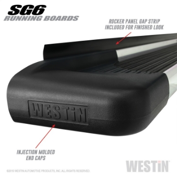 Picture of Westin SG6 Polished Aluminum Running Boards 74-25 in - Polished