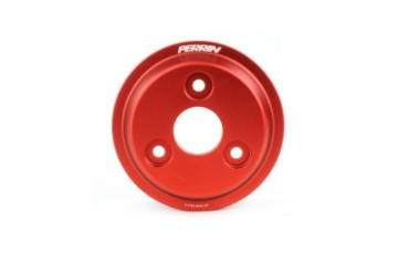 Picture of PERRIN 22-25 Subaru WRX - 21-25 Crosstrek - 20-25 LGT-OBXT-FXT Lightweight Water Pump Pulley - Red